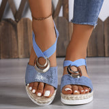 Breakj Thick-Solled Sandals 2025 Summer New Waterproof Table Sandals Fashion Slope
