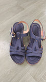 Breakj New Roman Sandals Summer Women's Large Car Sewing Toe Weaving Coarse High Heel