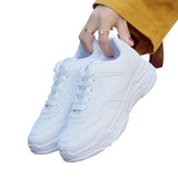 Breakj Shoes Women 2025 Spring And Autumn New Fashion Leisure Ins Trendy Leather Breathable Sports