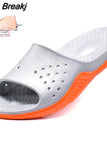 Men Rubber Slippers Beach Shoes Slides Slates Palm Clap Casual Women Outdoor Indoor Sandalias Mujer Verano 2023