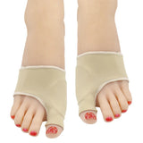 Pair Toe Separator Bunion Corrector Gel Pad Stretch Nylon Hallux Valgus Protector Guard Toe Separator Orthopedic