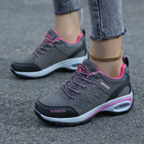 Breakj Autumn New Air Cushion Running Shoes Women's High Soft Bottom Shock Absorber Sports Thick-Soled Casual