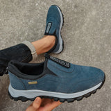 And Autumn New Men's Large-Size Leisure Shoes With Foot Covers, Couples' Outdoor Mountaineering Running