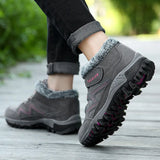 Breakj Heightening Couple Snow Boots Winter Plus Velvet Warm Men's And Women's Outdoor Cotton Shoes In The Gang Sports Cotton Shoes Men's