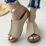 Women's Shoes Comfortable Slope With Slippers Simple Large Size Autumn Summer New Cool Drag