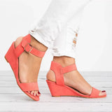 Breakj Sandals New Slopes And Buckle Sandals Women Wish New Big-Size
