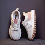 Women's Summer Running Shoe 2023 Luxury Brand Casual Shoes for Women Mesh Breathable Platform Designer Pink Women's