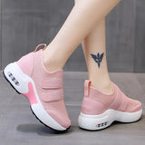 Autumn Height Increase Women's Sneakers 2022 Breathable Mesh Vulcanized Shoes Woman Wedges Platform Sports Shoes