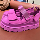 Breakj Spring And Summer New Magic Sticky Cake Thick Bottom To Increase The High Light And Comfortable One-Word Leisure