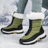 Cotton Boots Outdoor Women With Thick Thick Snow Boots Large Size Women's