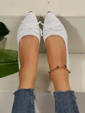 Women's 2025 New Bean Shoes Knitted Flat Shoes Shallow Flying Shoes Large Women's