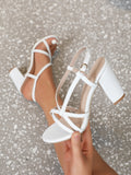 Breakj Ms. Simple And Comfortable Sandals Fashion Match Woman Head Thick And High And
