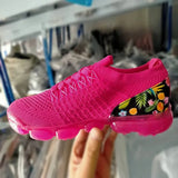 Sneaker Sock Shoes Summer Breathable Platform Casual Fashion Sport shoes Lace Up 2021 Female Girl shoes plus