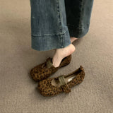 Breakj Spring And Autumn 2025 New Retro-Sensitive Red Single Shoe Fashion Korean Version Of The Flat Design Mary Precious