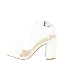 Breakj Ladies Square Head Sandals Fashion Toe Sexy Coarse Heel Party Simple High Heel