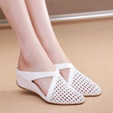 Breakj Slope And Baiji Soft Bottom Slippers Women 2025 New Spring And Summer Women's Wear Slippers Half