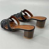 Breakj Trend High-Heelish Slippers Summer New Wear Height Display Legs Long Beach Cold