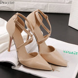 Elegant Thin Heels Single Shoes Sexy Wild High Heels Large Small Size Women's Shoes Party Dress Pumps