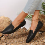 Breakj Wind Small Leather Shoes 2025 Spring And Summer New Leisure Flat Bean Shoes Net Red Light Mouth