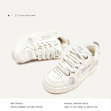 Breakj Shoes To Destroy The Aesthetics Of The National Style Designer Trendy Shoes Small White Shoes Men's Shoes White Shoes Bread Shoes Men's Shoes Men's