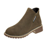 Hot Fashion Women New Boots Autumn Winter Boots Classic Zipper Snow Ankle Boots Winter Suede Warm Fur Plush Women
