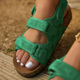 New Summer Platform Niche Design Sense Open Toe Sandals Women's Shoes Web Celebrity Retro Temperament