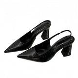 Breakj Chinese-Style Ocean Gas High-End After-Empty Bag Head Sandals Summer New French-Style High-Heeled High-Heeled