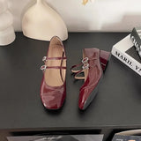 Breakj The Daily Commute To Increase The Thin And Coarse And Small Skin Spring And Summer New French Gentle Evening Evening Wind Mary Jane Single