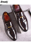Men Dress Shoes 38-48 Large Size Fashion Breathable Casual Business Male Mens Shoe 2023 Zapatos De Vestir De Los