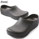 Kitchen Non-slip Chef Shoes Casual Flat Work Shoes Breathable Resistant Kitchen Cook Working Shoes Size