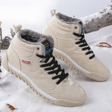 Breakj Men's New 2025 Cotton Shoes Men's Plus Velvet Thick Outdoor Snow Boots Winter Large-Size Sports Casual Men's