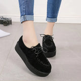 Casual Shoes Woman Plus Size Sneakers Women Shoes Ladies Platform Shoes 2020 Lace-up Women Flats Female Shoes