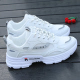 Breakj Dad Shoes Women In The Tide Of Spring And Summer New Mesh Shoes Flat Bottom Light Hollow Breathable Net Shoes Women's