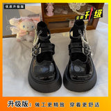 Mary Jane Shoes Women Lolita Shoes Buckle Strap Girls Cosplay Platform Heels Shoes Chunky Pumps Women Shoes Cosplay