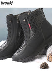 Women Boots 2023 New Winter Boots With Low Heels Ankle Boots Snow Botas Mujer Keep Warm Winter Shoes Women Platform
