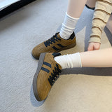 Breakj Casual Frosted Shoes Spring And Autumn Women's New Sports Retro Single Shoes Student Board Shoes Training Shoes Women's