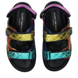 Breakj Round Head Magic Stickers Women's Large-Size T-Cool Beach Sandals 43