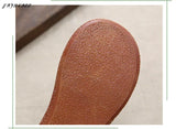 Socks Plus Velvet Warm Womens Short Boots Mori Girl Retro Literary Big Head Doll Shoes Thick-Soled Increase Ankle