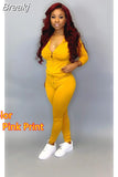 Fall PINK Letter Print Tracksuits Women Zip Hooded Long Sleeve Coat And Pants Two Piece Set Female Casual Sport