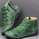 Breakj Autumn And Winter New Women's Boots Large-Size Leisure Short Boots Flat Bottom Women's Casual Single
