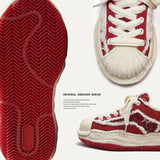 Breakj Zodiac Dragon New Year Version Of The Street Bread Shoes Thick Soles Increase The Red Shoes Red Plate Shoes Men And Women's Couple Fashion