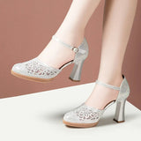 Manlin Specialized In Body Shape And Gait Catwalk Super High Heel Practice Baotou Stage Performance Cheongsam Shoes
