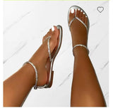 Breakj Flat-Soled Sandals Women 2025 Summer New Fashion Jacket Leisure Ebay Beach Women's