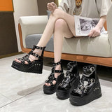 Breakj Size 43 Summer New Sandals High Heel Cross Strap 10Cm Heel And Fish Mouth Women's