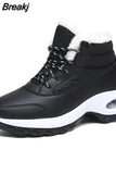 Women Snow Boots Waterproof Parent-Child Winter Ankle Boots Thick Fur Platform Non-slip Warm Comfortable Shoe Size