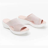 Women's Shoes Summer 2023 Fashion Soft Bottom Beach Muje Ladies Plus Size Wedge Platform Sandals Outdoor Light Flat