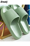 Slippers for Women Summer Thick Platform Sandals Wedges Indoor Bathroom Non-slip Slides Ladies Men Slides Beach Woman