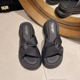 Breakj Bottom Cool Slippers Women 2025 Summer New Fashion Casual Word