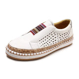 Breakj Size Women's Shoes Flat Soles Of The Color Lof Shoes Women Thick-Soled Casual Shoes Sports Wind Pedal Single Shoes