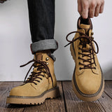 Breakj Wind Martin Boots Overalls Fashion Shoes 2023 New Autumn And Winter Platform Overalls Rhubarb Boots